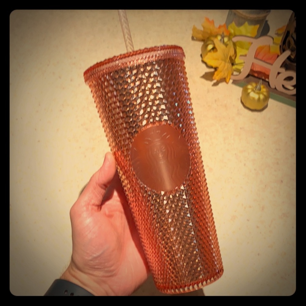 Starbucks Rose Gold Tumbler